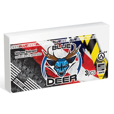 Szkla kontaktowe EYECOUNTER Blue Deer 8.60 14.0 +04,25 3PK RX