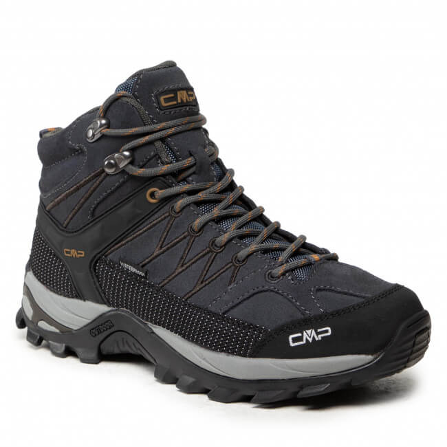 CMP - Buty trekkingowe męskie RIGEL MID TREKKING SHOE WP anthracite - arabica