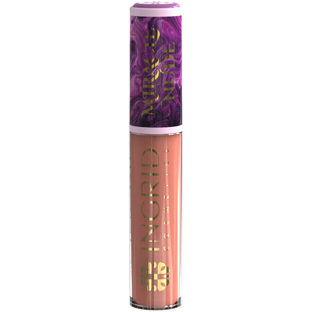 Ingrid Team X In Glass błyszczyk do ust 03 miracle nude, 4,5 ml