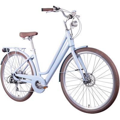 Rower elektryczny MBM La Rue D18 28 cali Błękitny