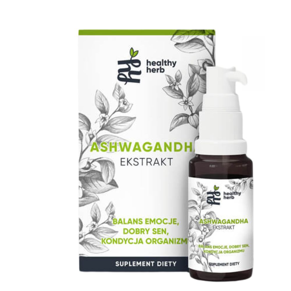 Healthy Herb Adaptogen suplement diety ekstrakt z ashwagandy, 30 ml