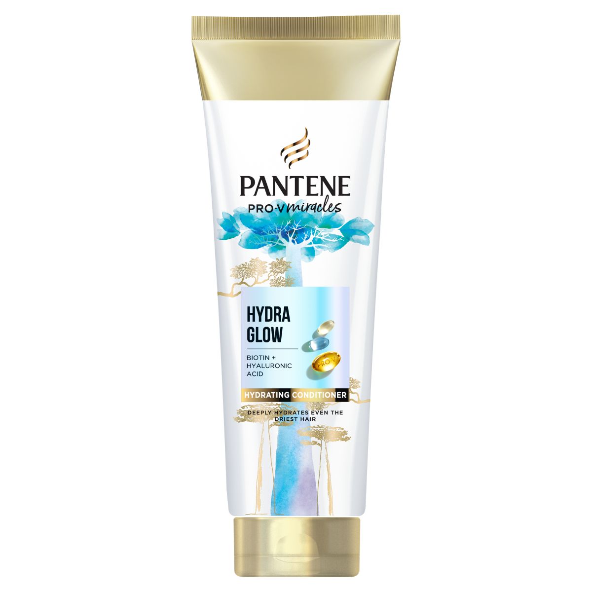 Pantene Pro V Miracles Hydra Glow odżywka z biotyną do włosów suchych i zniszczonych, 160 ml