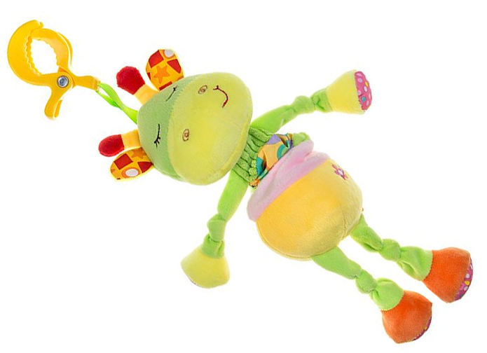 Akuku grająca wibrująca grzechotka zawieszka wózka