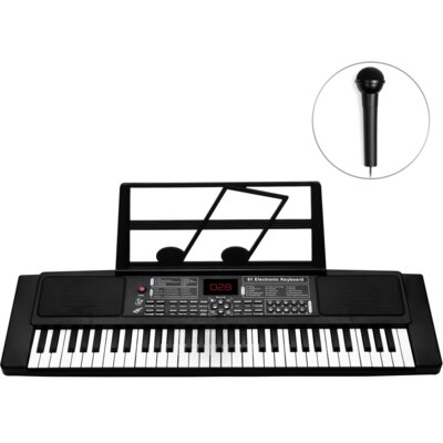 Keyboard MUSICMATE MM-02 KeyDeluxe Czarny