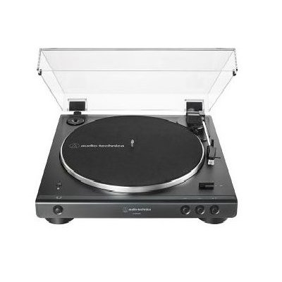 Gramofon AUDIO-TECHNICA AT-LP60XBT Czarny,  Automatyczny, Napęd paskowy, Bluetooth, Prędkość odtw. 33 1/3, 45 obr./min