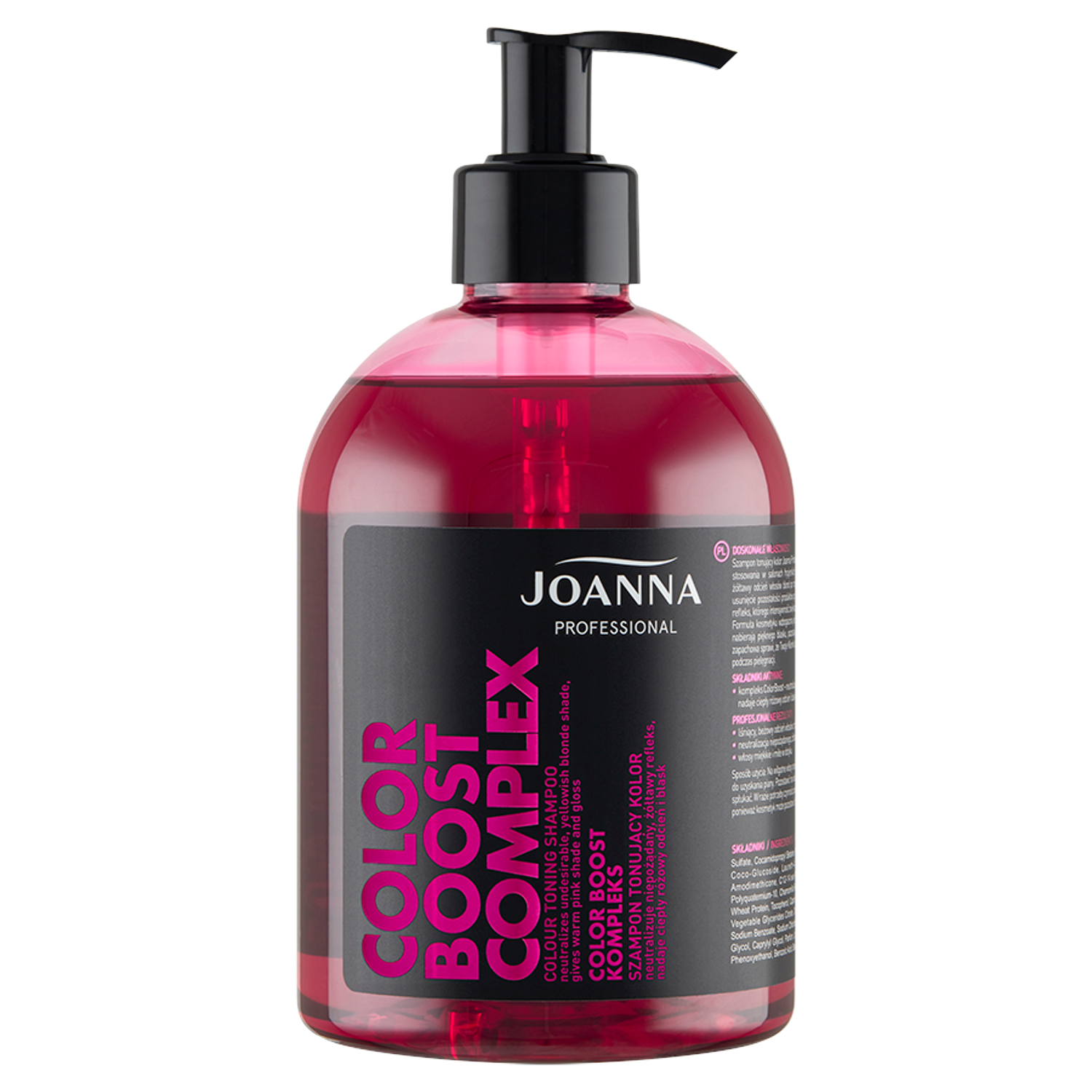 Joanna Professional Color Boost Complex szampon do włosów tonujący kolor, 500 ml