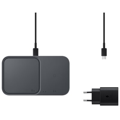 Ładowarka indukcyjna SAMSUNG Duo EP-P5400TBEGEU 15W Szary Qi MagSafe