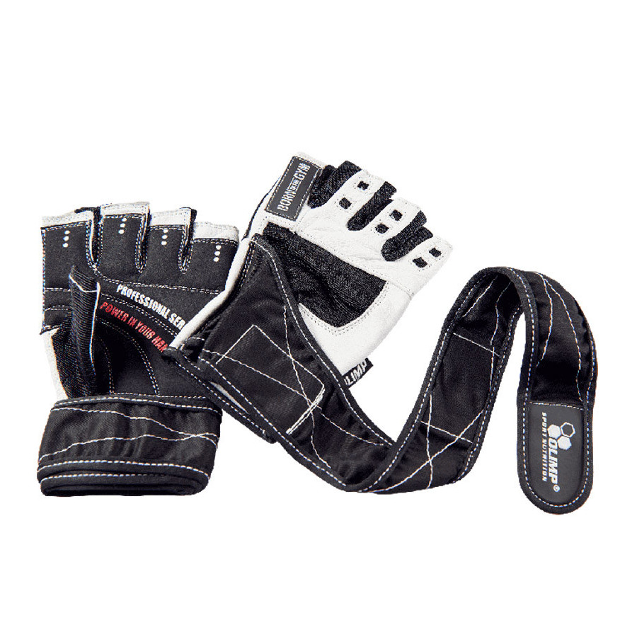 Olimp Sport Nutrition Competition White XL rękawice treningowe, 1 szt.