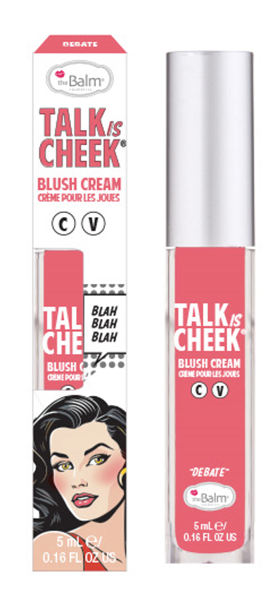 The Balm Talk Is Cheek kremowy róż do policzków debate, 5 ml