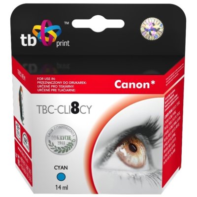 Tusz TB PRINT do Canon CLI-8CY Błękitny 14 ml TBC-CLI8CY
