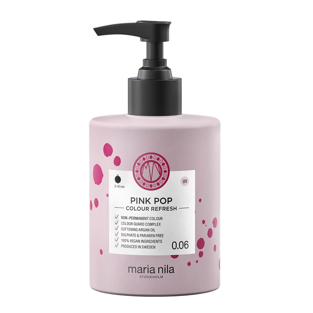 Maria Nila Colour Refresh maska koloryzująca do włosów 0.06 Pink Pop, 300 ml