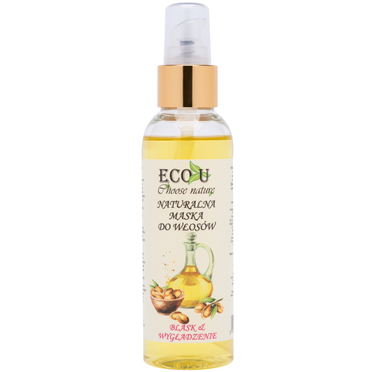 Ecou naturalna maska wygładzająca do włosów, 125 ml