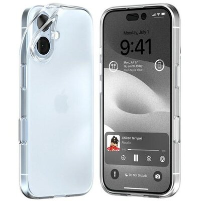 Etui MERCURY Jelly Clear do Apple iPhone 16 Przezroczysty