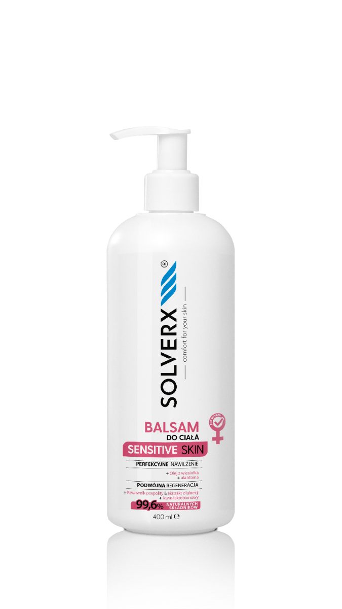 Solverx Sensitive Skin balsam do ciała dla kobiet, 400 ml