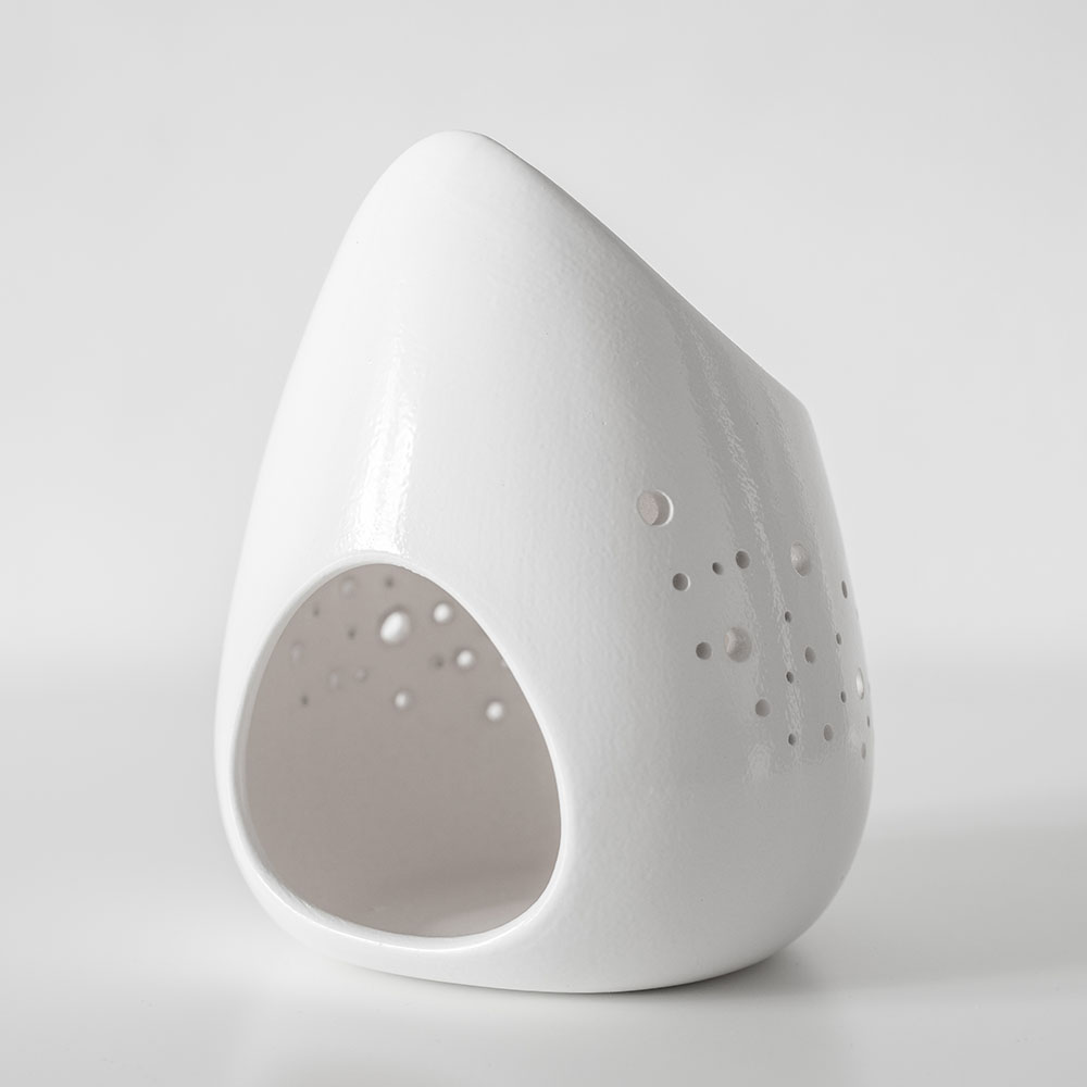 Flagolie kominek do aromaterapii kropla biała, 1 szt.