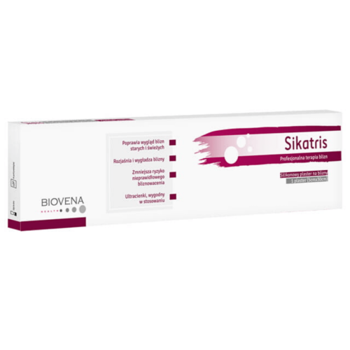 Biovena Sikatris silikonowy plaster na blizny 5x30 cm, 5 szt./1 opak.