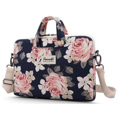 Torba na laptopa CANVASLIFE Briefcase 13-14 cali Navy Rose