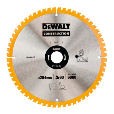 Tarcza do cięcia DEWALT DT1182-QZ 254 mm