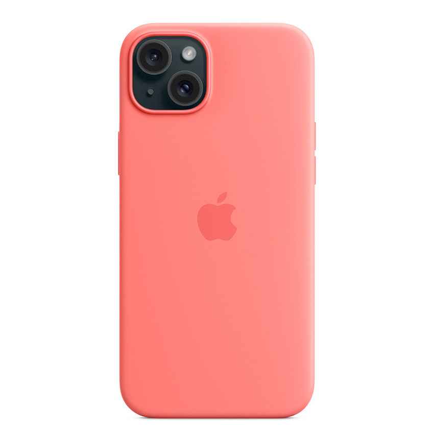 Apple iPhone 15 Plus Silicone Case with MagSafe - Guava