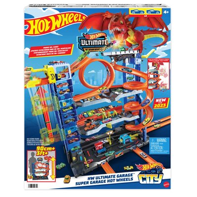 Tor Hot Wheels Mega Garaż Atak smoka HKX48