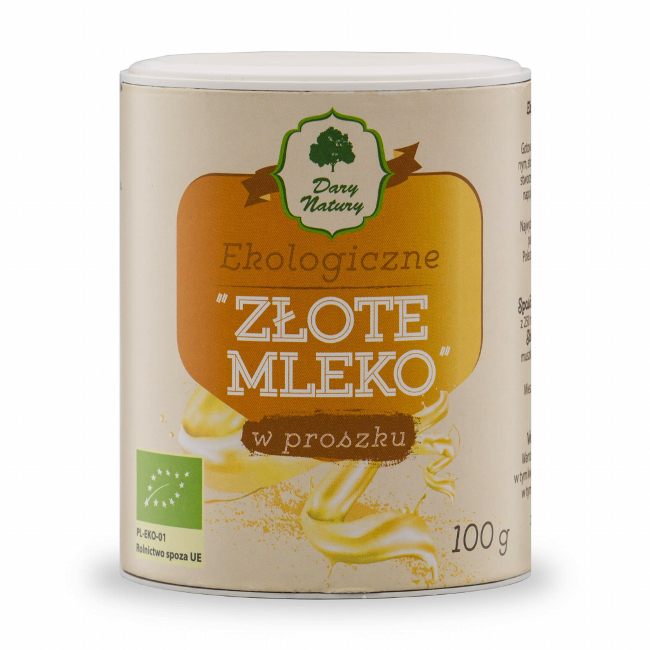 ZŁOTE MLEKO w proszku EKO 100 g (Dary Natury)