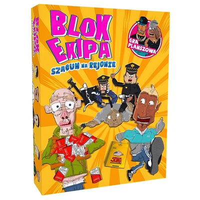 Gra planszowa MDR Blok Ekipa Szacun na Rejonie MDR227087 18+