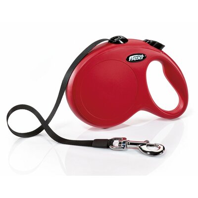 Smycz FLEXI New Classic L (5 m - 50 kg) Czerwony