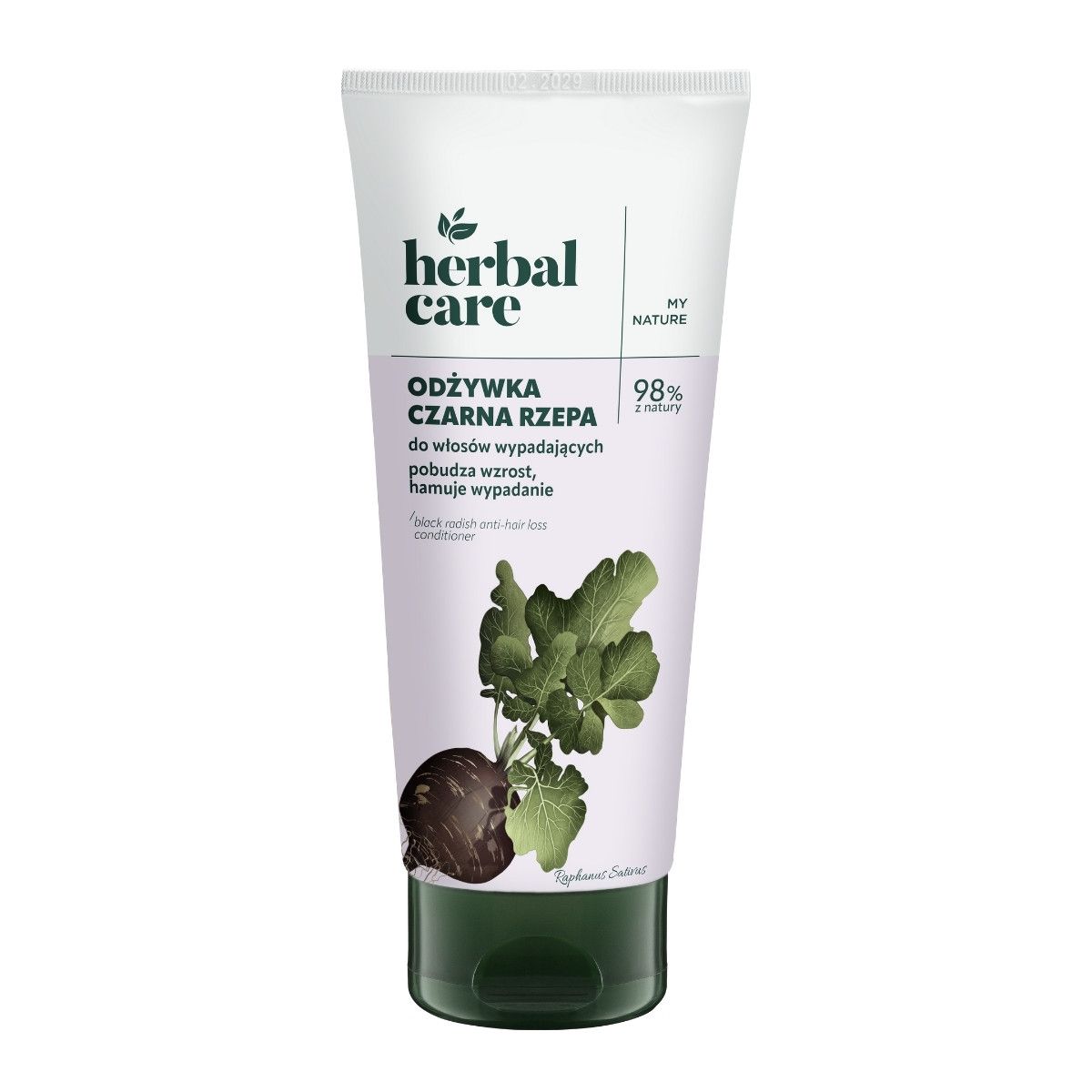 Herbal Care Czarna Rzepa odżywka do włosów wypadających czarna rzepa, 200 ml