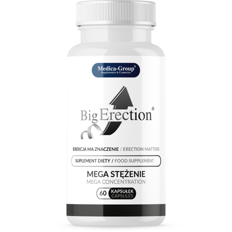 Medica-Group BigErection suplement diety na mocną i długą erekcję, 60 kaps./1 opak.