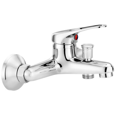 Bateria wannowa ścienna Deante Lobo chrom połysk BYU_010M