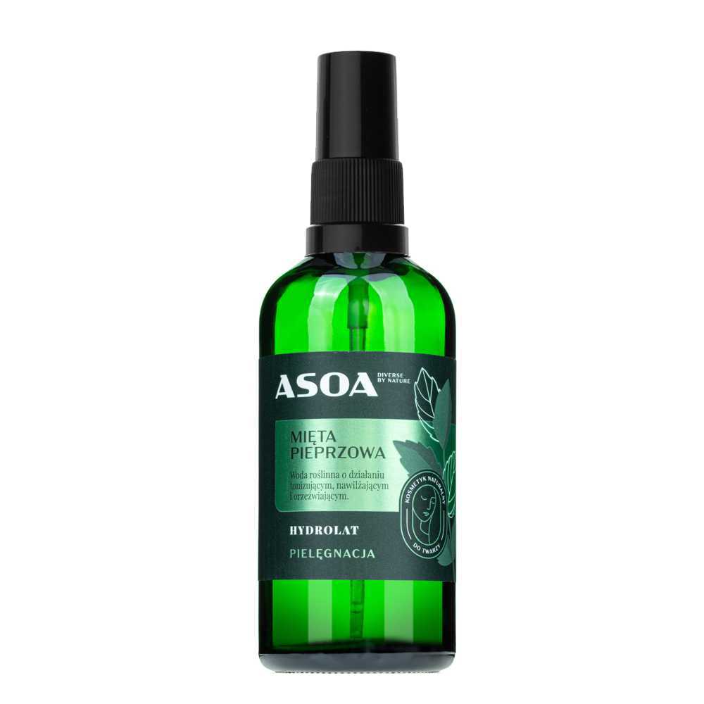 Asoa hydrolat do twarzy mięta pieprzowa, 100 ml