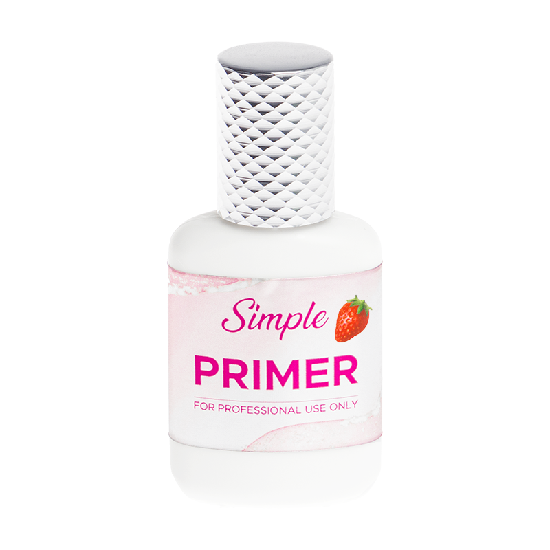 Looksus Lashes Simple Primer primer do rzęs truskawka, 15 ml
