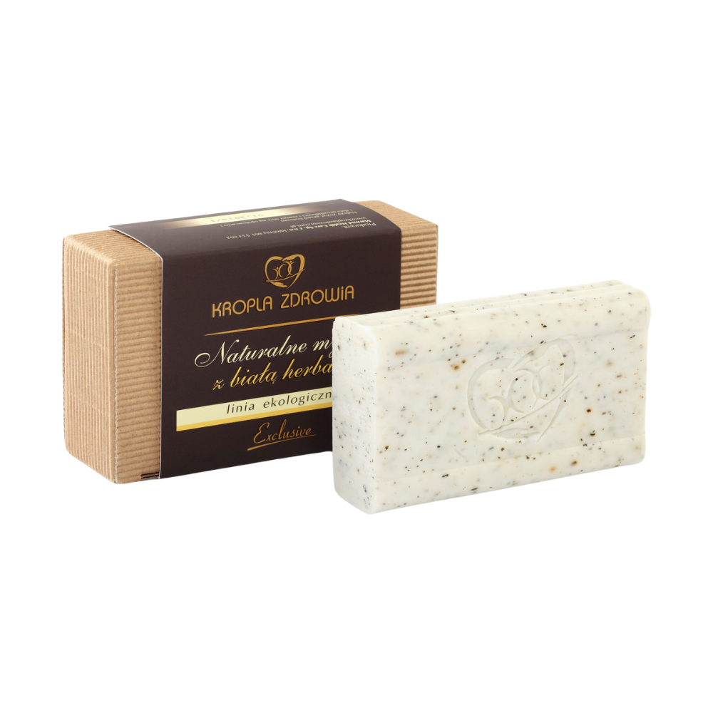 Pharmedis Kropla Zdrowia Linia Ekologiczna naturalne mydło z białą herbata, 130 g