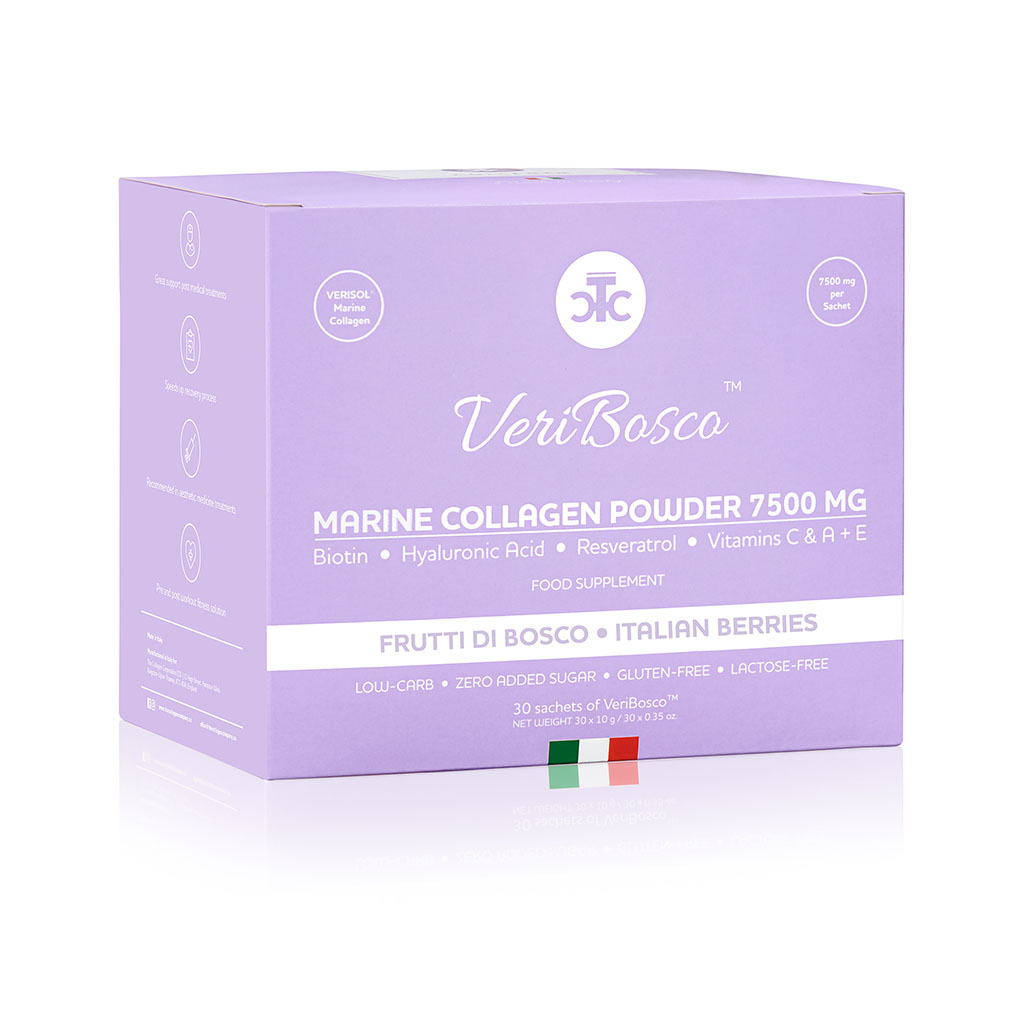 The Collagen Company Veribosco kolagen morski 7500mg o smaku owoców leśnych, 30x10 g/1 opak.