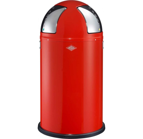 Wesco - Kosz na śmieci 50L Push Two czerwony