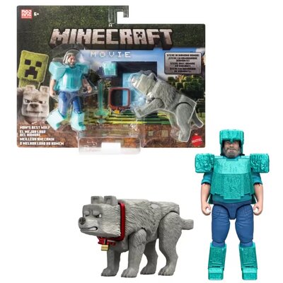 Zestaw figurek MINECRAFT Man's Best Wolf JFR71