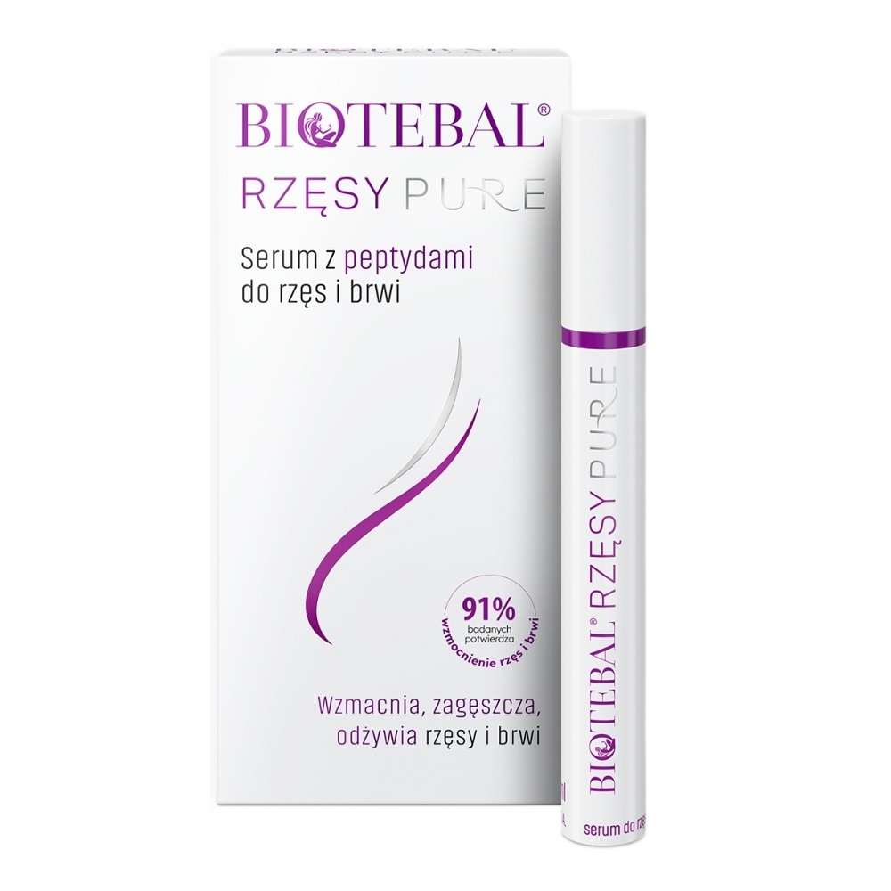 Biotebal Rzęsy Pure serum z peptydami do rzęs i brwi, 3 ml