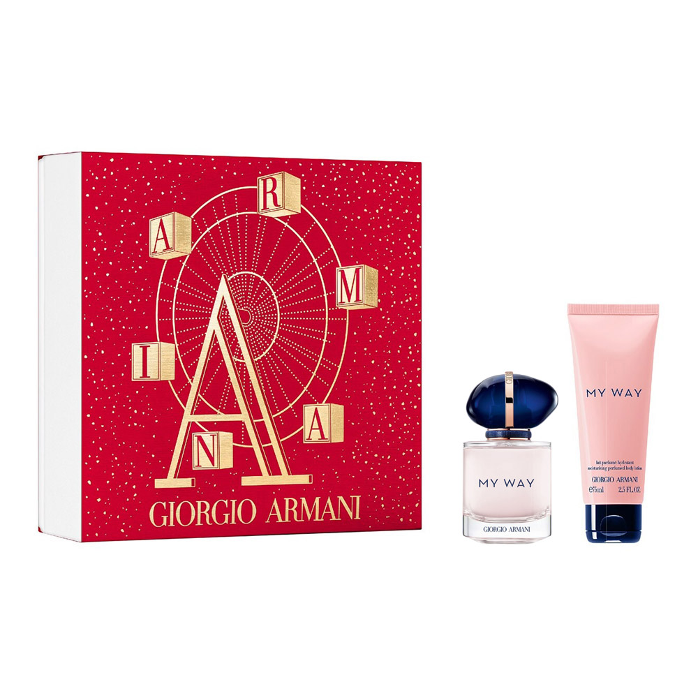 Giorgio Armani My Way zestaw damski: woda perfumowana, 30 ml + balsam do ciała, 75 ml