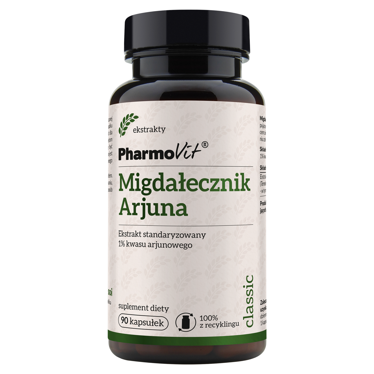 Pharmovit Migdałecznik Arjuna suplement diety, 90 kaps./1 opak.
