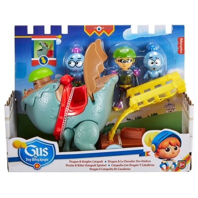 Zabawka FISHER PRICE Smok i rycerska katapulta HGP55