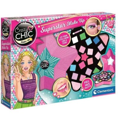 Zabawka zestaw do makijażu CLEMENTONI Crazy Chic Kosmetyczka supe 78228