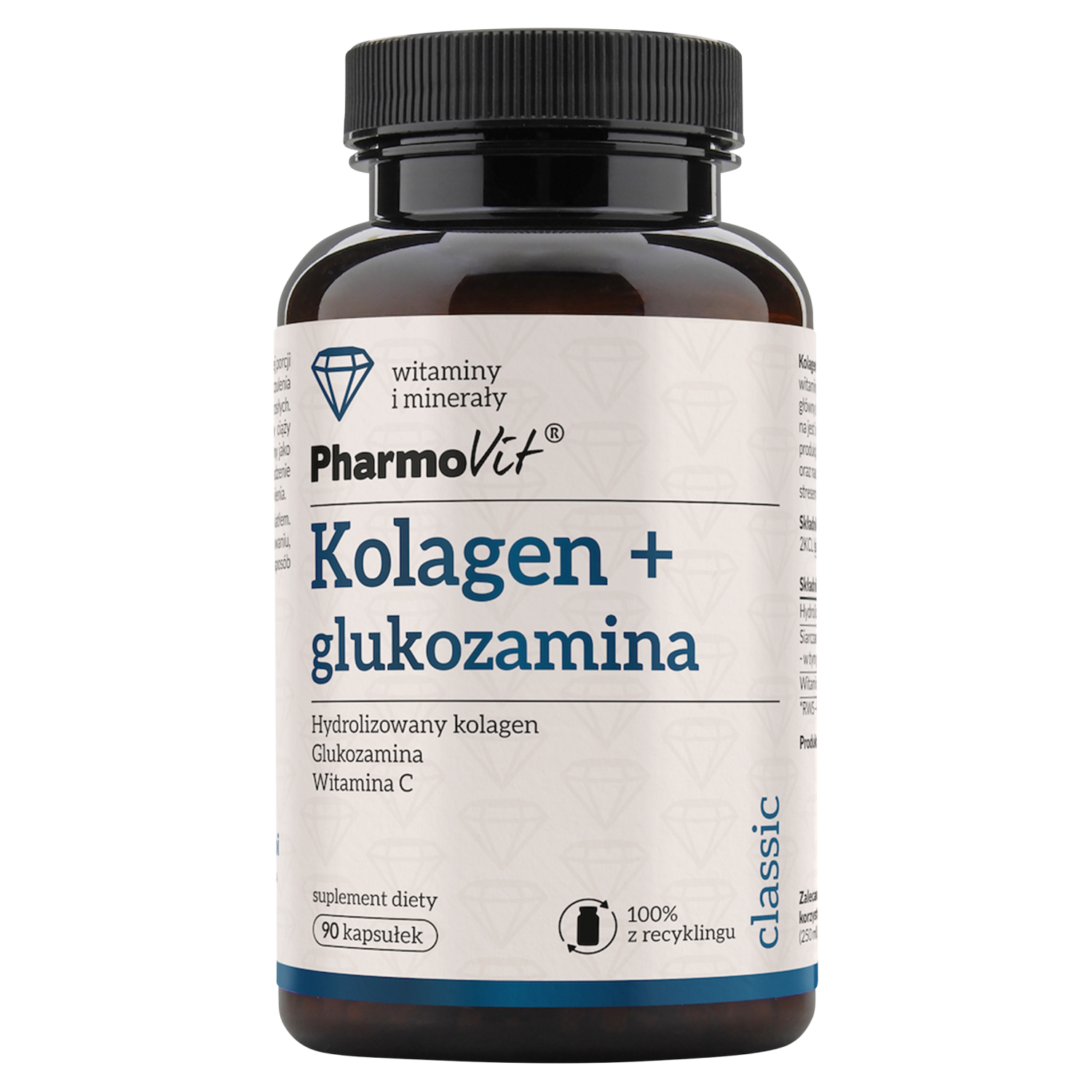 Pharmovit Kolagen + Glukozamina suplement diety, 90 kaps./1 opak.