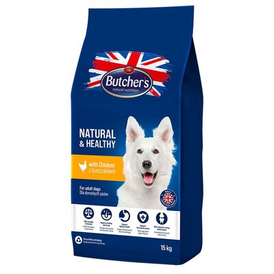 Karma dla psa BUTCHER'S Natural & Healthy Kurczak 15 kg