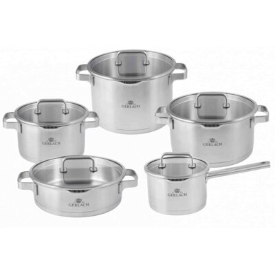 Zestaw garnków GERLACH Prestige Plus (10 elementów)