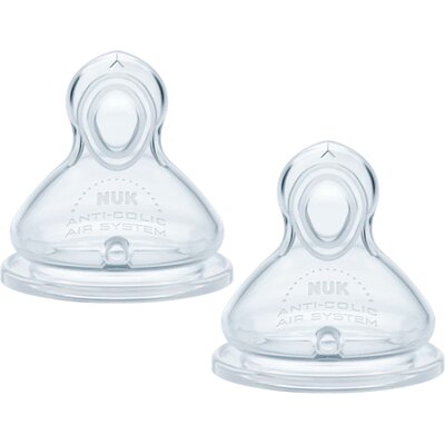 Smoczek NUK First Choice+ 0-6 m Przezroczysty (2 sztuki)