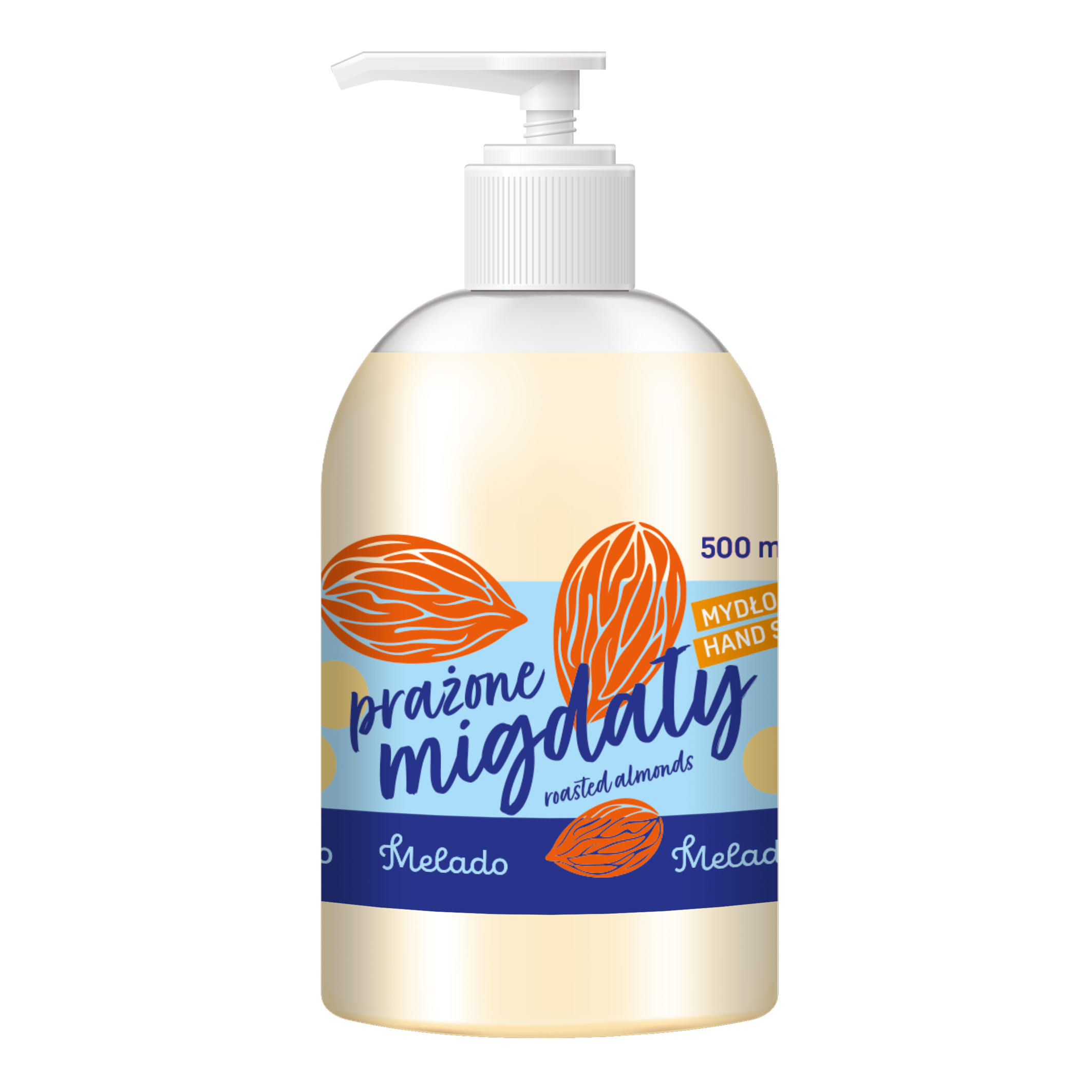 Melado Roasted Almonds mydło w płynie, 500 ml