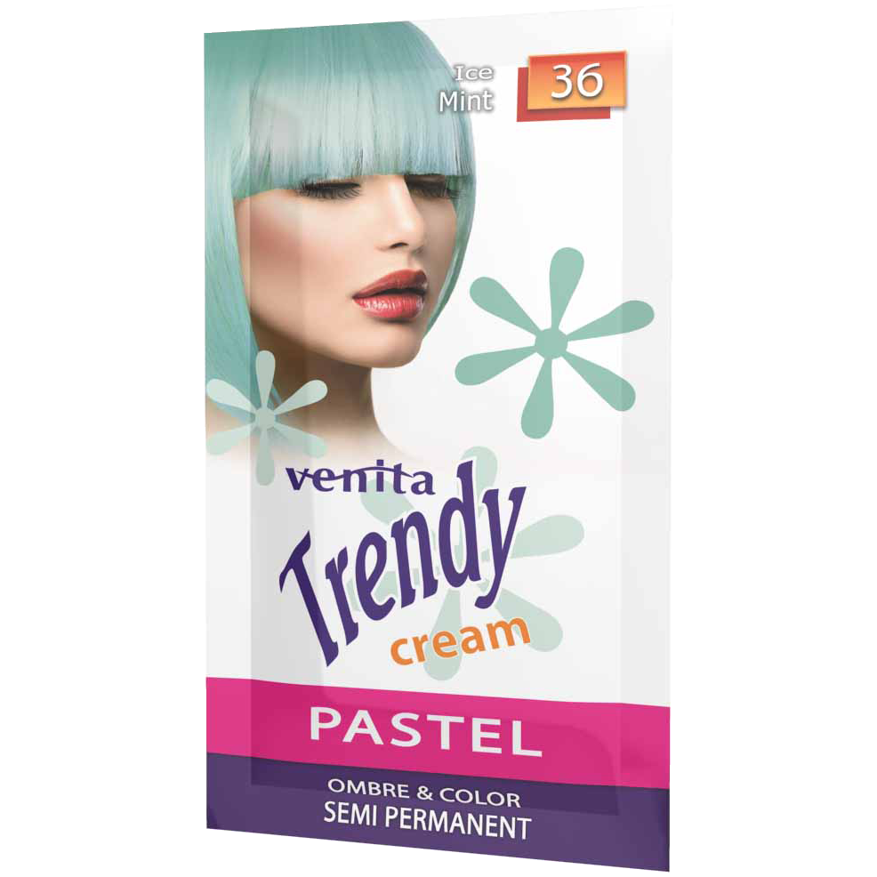 Venita Trendy Cream Pastel krem-toner koloryzujący do włosów 36 ice mint, 35 g