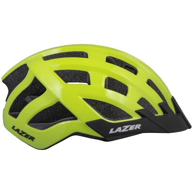 Kask rowerowy LAZER Compact DLX Żółty MTB z lampką (rozmiar 54-61)