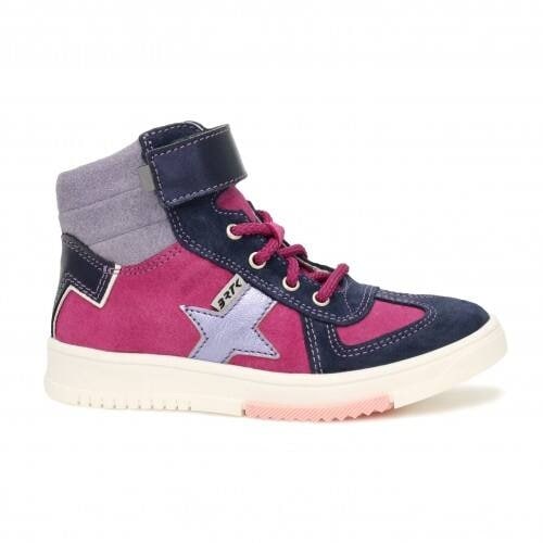 Sneakers Bartek 14553015 Ii, Dla Dziewcząt, Granatowo-Różowy