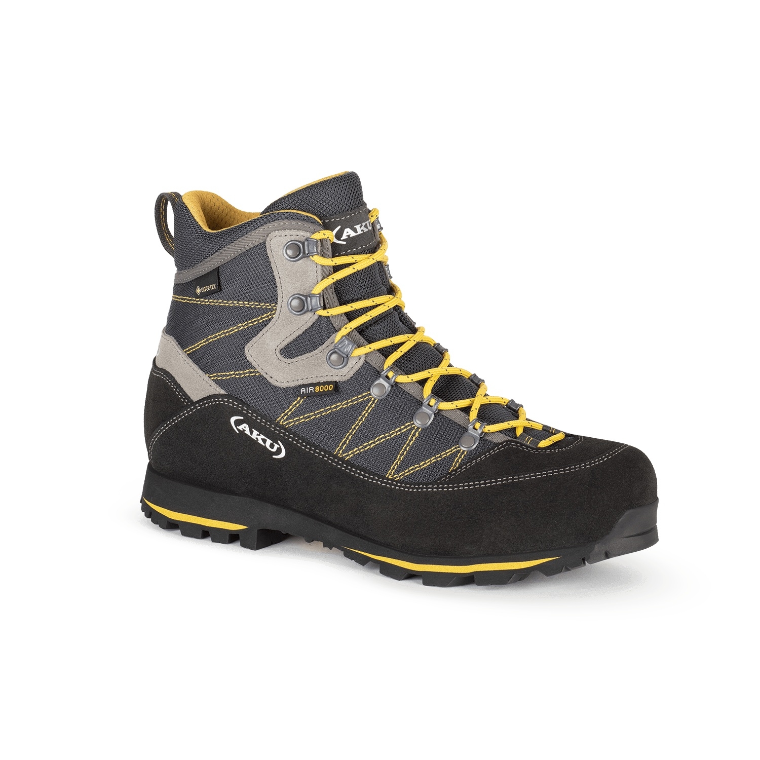 Męskie buty górskie na szeroką stopę AKU Trekker Lite III Wide GTX anthracite/mustard - 46